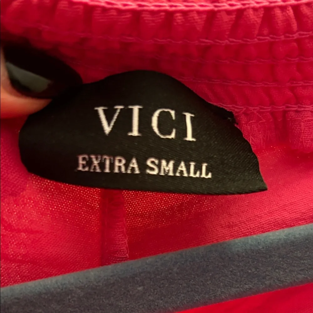 VICI Women's Pink Crop Top & Pants Set - 2 pieces - NWOT - Picture 11 of 13